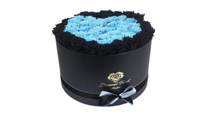 Majestic round boxes - Deluxe - diamondflorist.co.uk