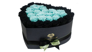 Luxury Heart shaped boxes- diamondflorist.co.uk