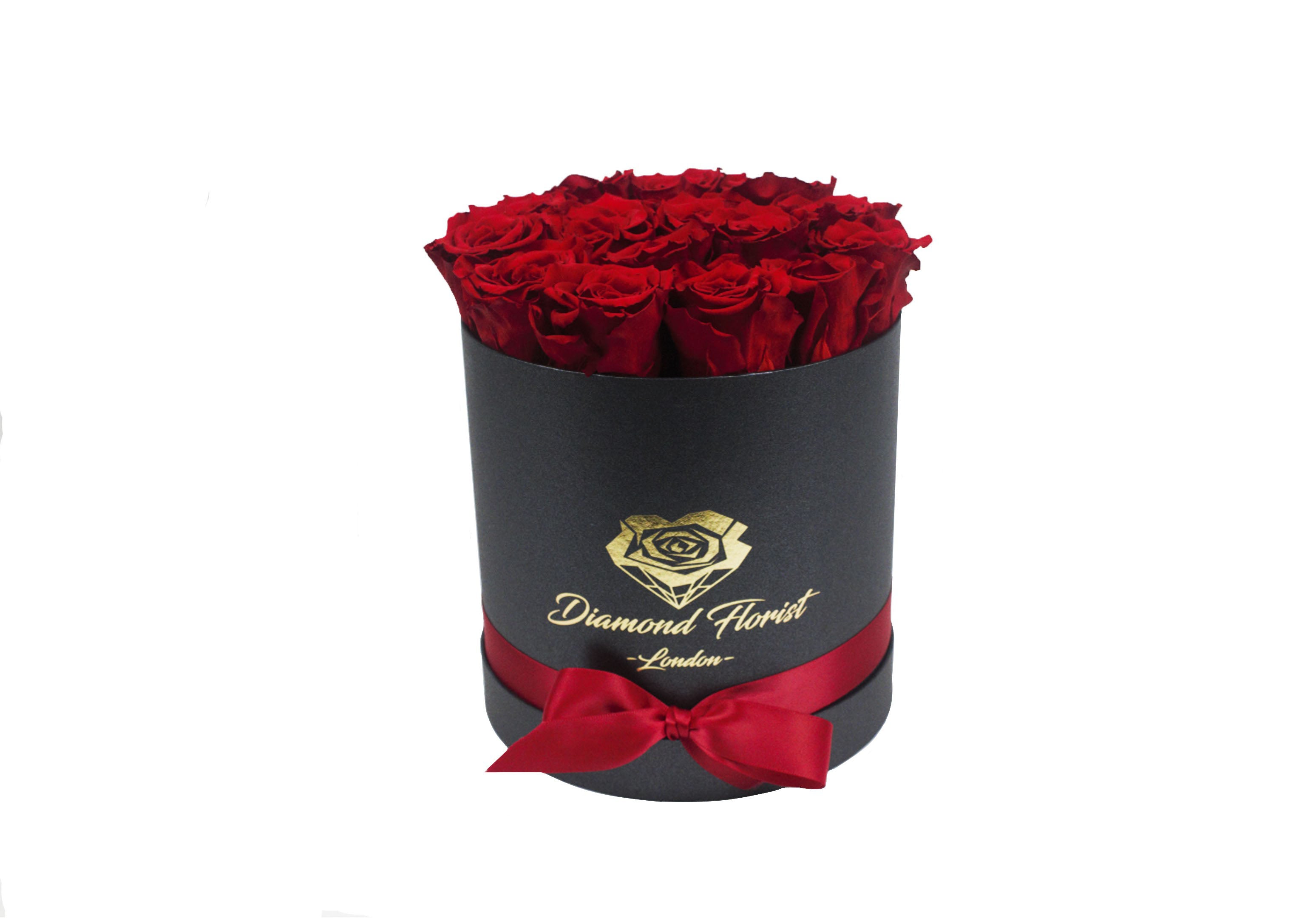 Majestic round boxes - medium - diamondflorist.co.uk